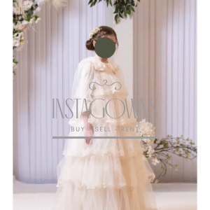 Vintage Cream Kids Gown | For Sale