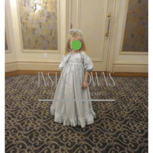 Fraidy Harfenes Custom Green Girls Gown for Sale