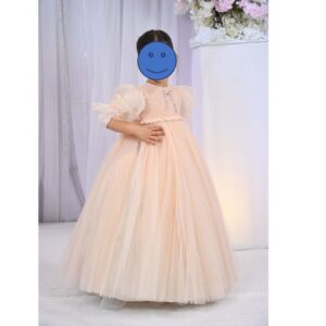 Custom light pink childrens gown for sale